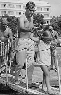Andrea with father and grandfather