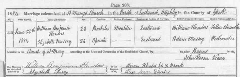 Wedding details of Elizabeth Massey