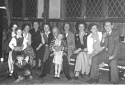 Charlie's family vistors at Elford