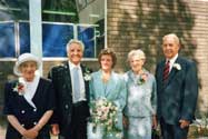 Derek wedding with parents