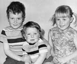 Douglas's children gary, stephen and karen