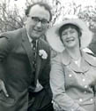 Elizabeth and John's wedding day