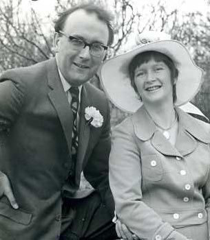 Elizabeth and John's wedding day
