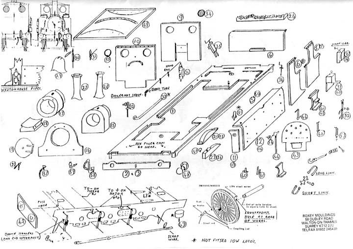 Part of the building instructions for the Terrier