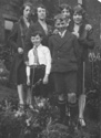 Sarah Ann with daughters and son Henry