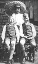 Henry with his sister Clara and brother Douglas