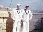 Henry and friend Les Noden in Malta