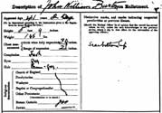 John William's phyiccal details