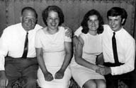 Maurice and wife Barbara with Maurice's parents