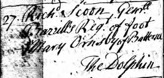 Clandestine marriage details