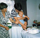 Thomas's first birthday