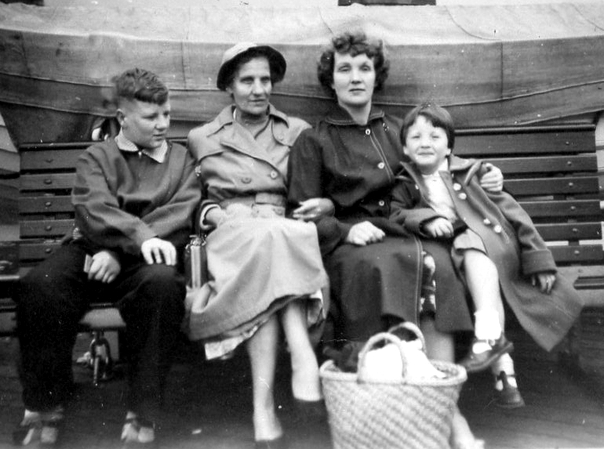 Thomas's wife Florence in Scotland